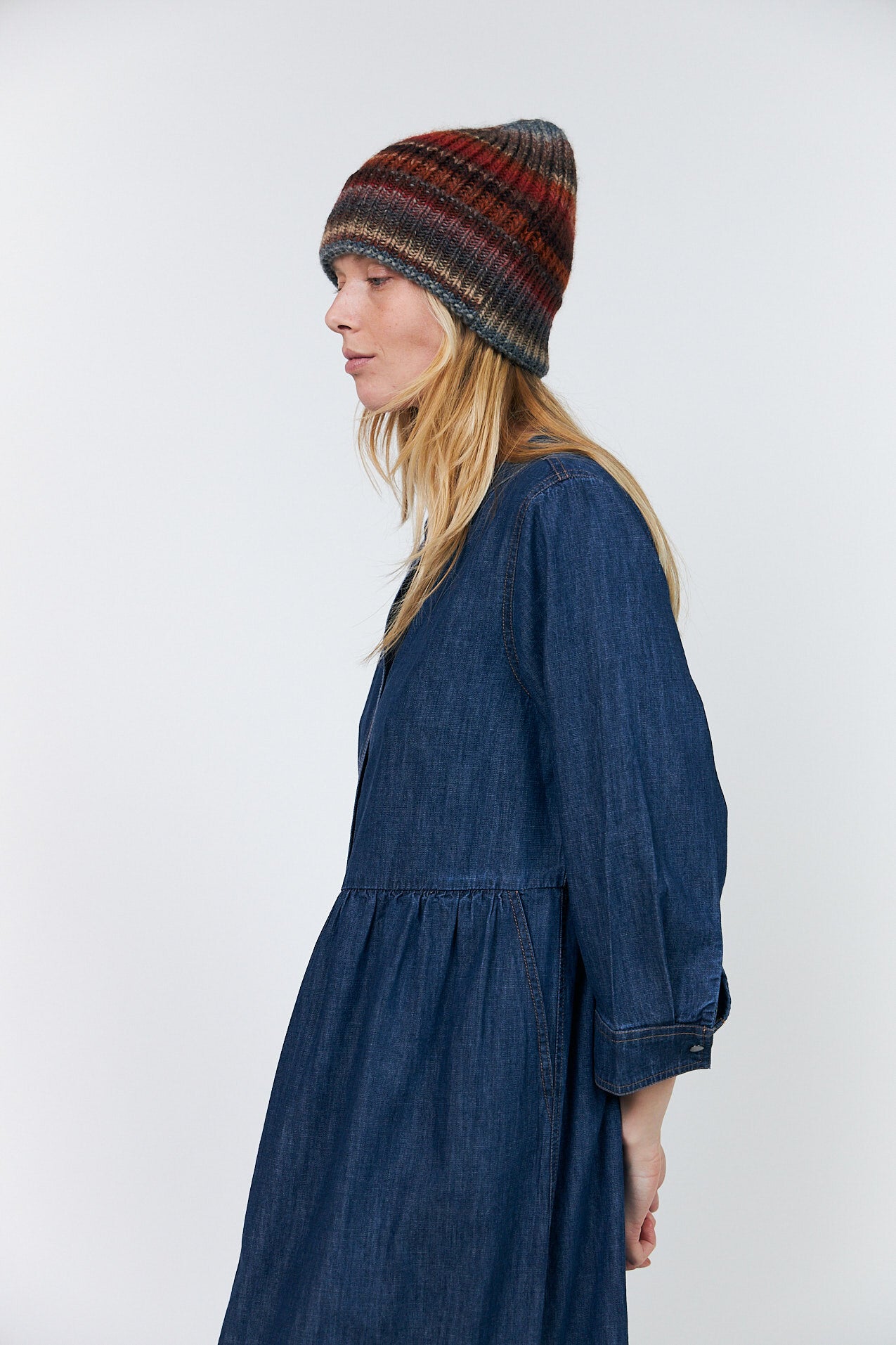 AliyaLL denimkjole - 23 Dark Blue